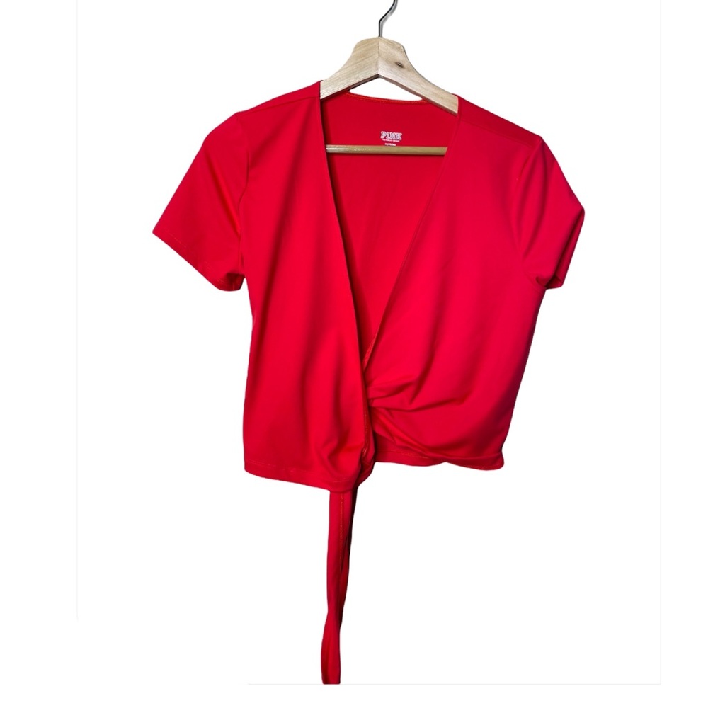Victoria's Secret Pink Wrap Crop Top